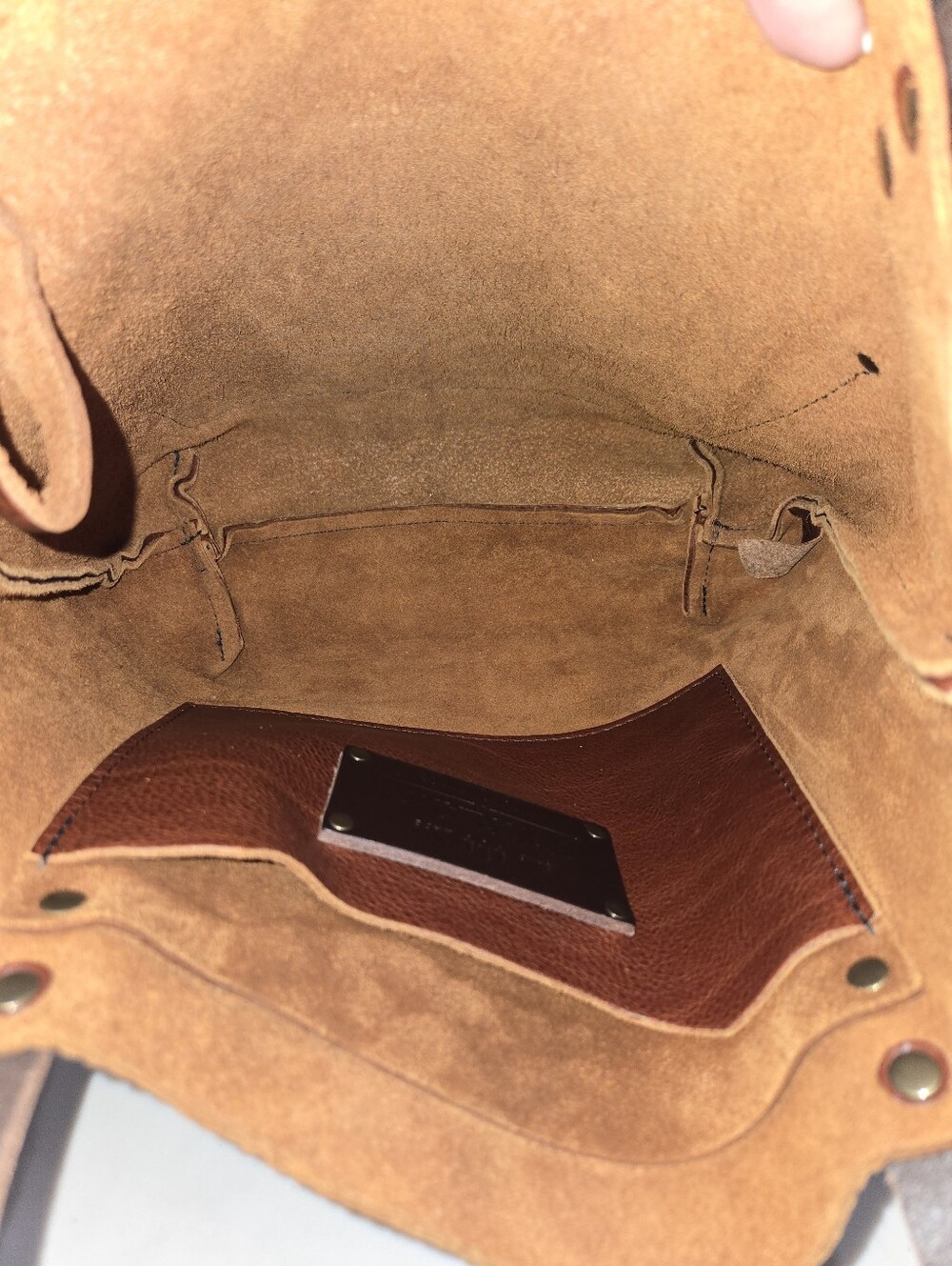 Portland Leather Goods Classic Small Tote In Nutmeg - Picture 10 of 10